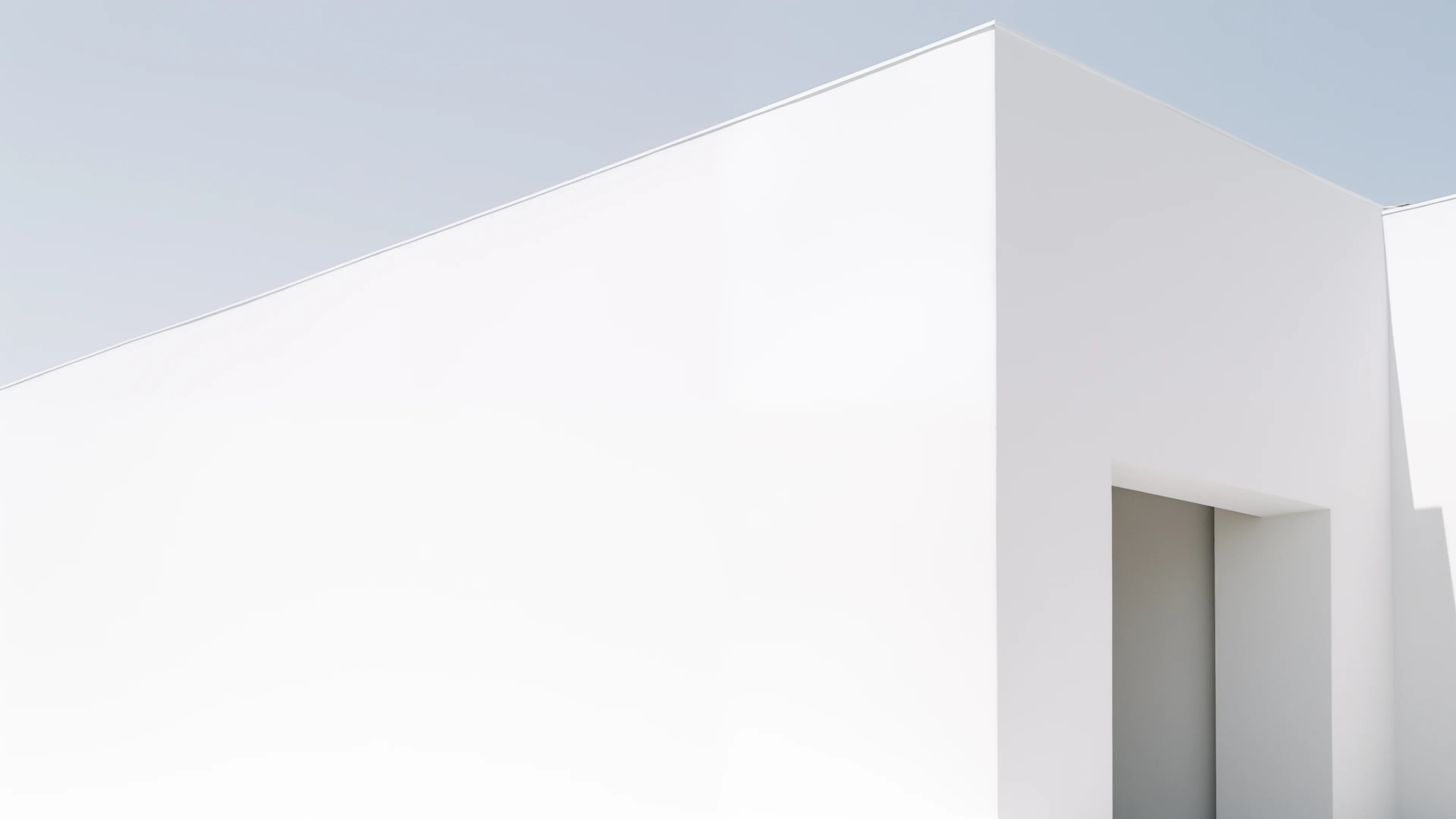 A beautiful white architecture building